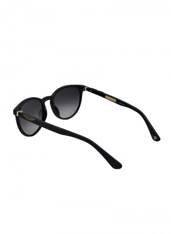 Round Sunglasses With Black Lenses - Lens Size: 53 mm