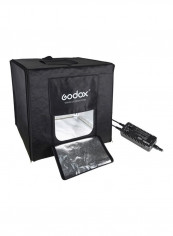 3-Piece LED Photography Studio Shooting Softbox Set Black/Silver