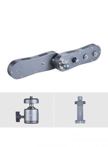 Portable Camera Video Slider Black