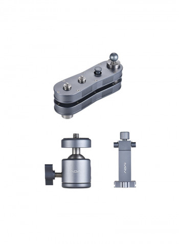 Portable Camera Video Slider Black