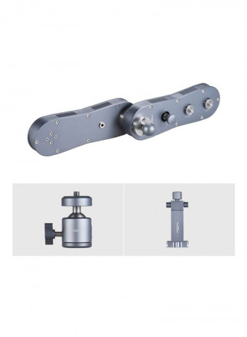 Portable Camera Video Slider Black