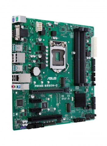 Prime Micro-ATX B360M-C/CSM Motherboard 64GB Green/Black