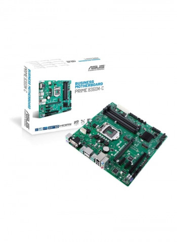 اللوحة الأم برايم مايكرو-ATX ‏B360M‎-C/CSM 64غيغابايت أخضر/أسود