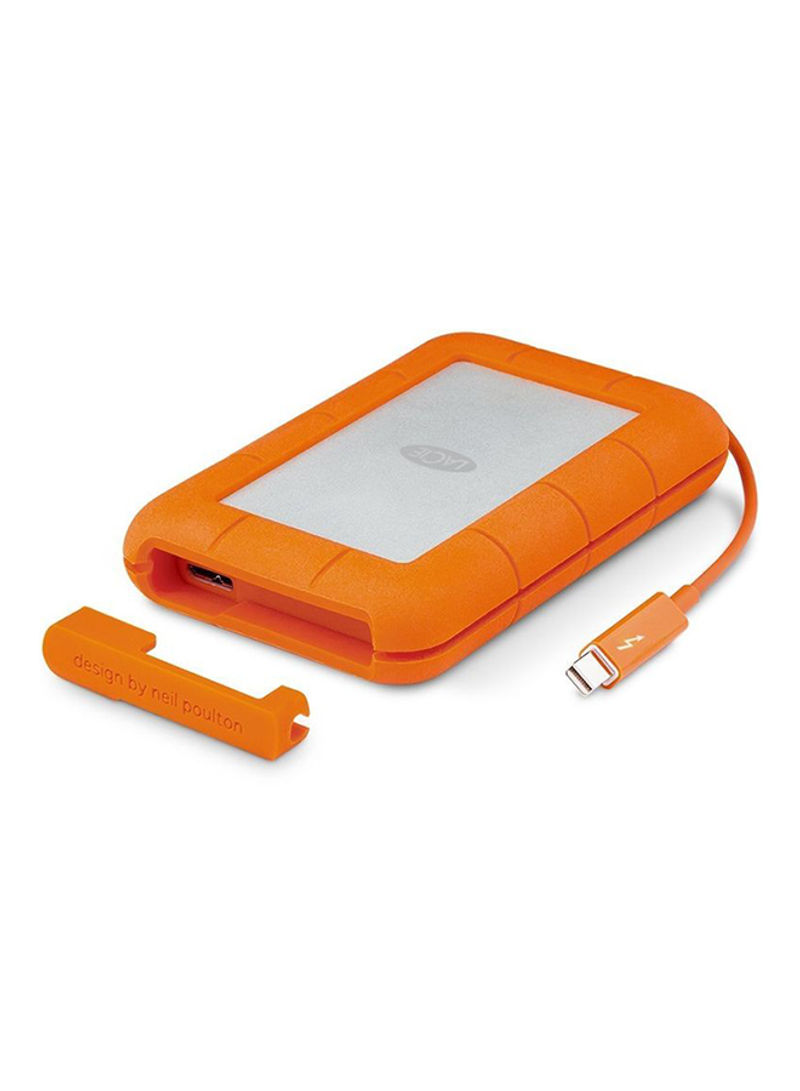 Rugged Thunderbolt Hard Disk 1TB Orange