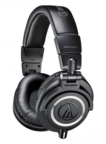 Professional Studio Monitor Over-Ear Headphones Black