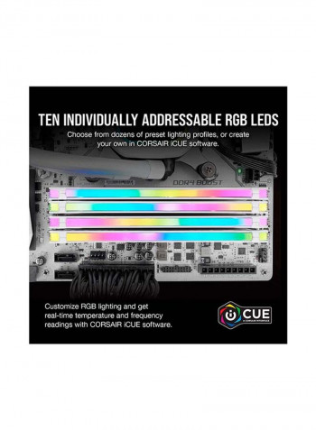 DDR4 3200MHz C16 XMP 2.0 Enthusiast RGB LED Illuminated Memory 16GB