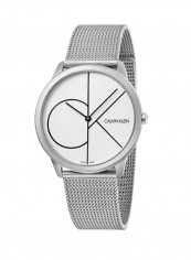 Men's Minimal Silver Stainless Steel Strap Watch