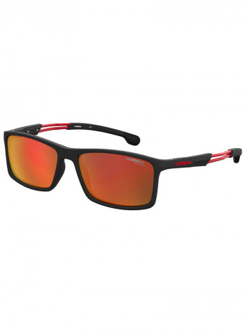 Men's Rectangular Frame Sunglasses - Lens Size: 55 mm