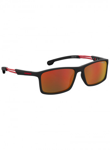 Men's Rectangular Frame Sunglasses - Lens Size: 55 mm
