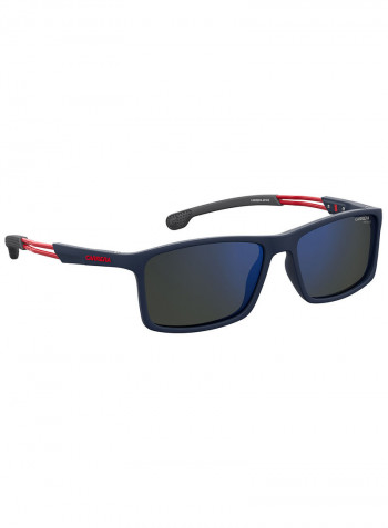 Men's Rectangular Frame Sunglasses - Lens Size: 55 mm