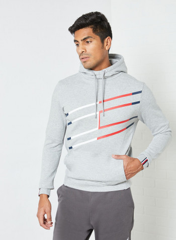 Sport Cool Organic Cotton Hoodie Grey