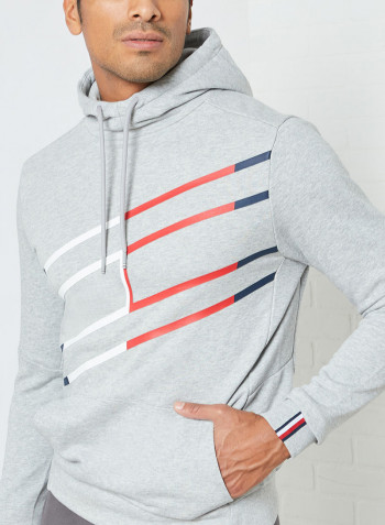 Sport Cool Organic Cotton Hoodie Grey