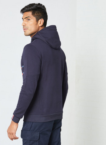 Sport Cool Organic Cotton Hoodie Navy