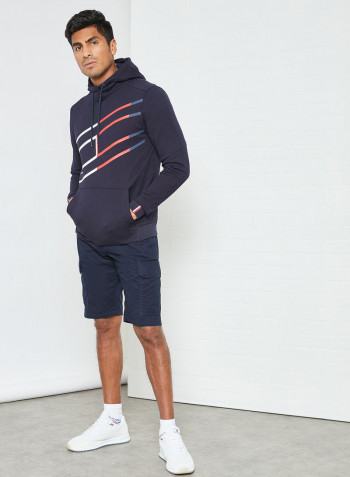 Sport Cool Organic Cotton Hoodie Navy