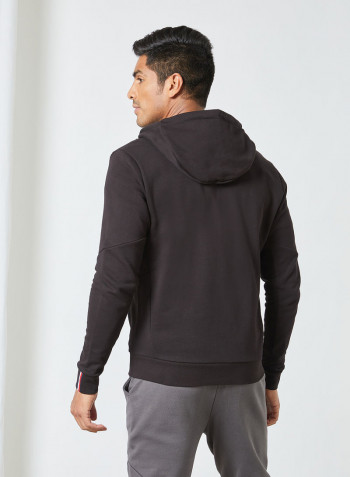 Sport Cool Zip-Through Hoodie Black