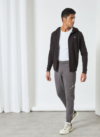 Sport Cool Zip-Through Hoodie Black