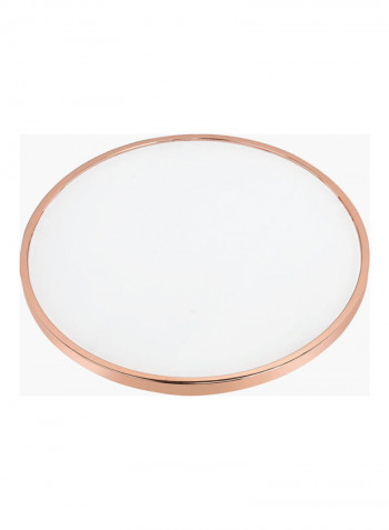 Avril Round Coffee Table Gold/Clear