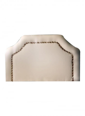 Bed With Medical Mattress And Head Board Beige Single