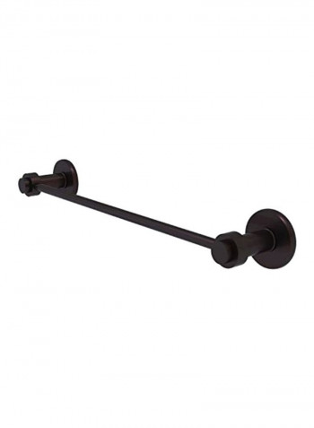 Wall Mounted Towel Bar Brown 18inch