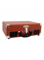 Vintage Record Player PVTTBT6BR Brown/Black