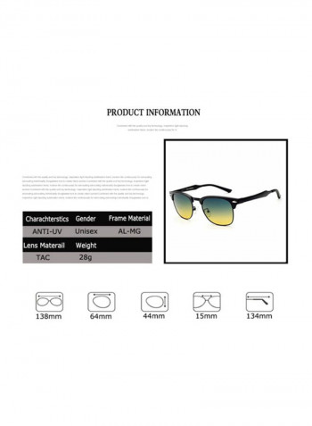 Men's Polarized Clubmaster Sunglasses