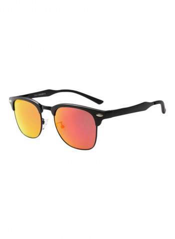 Men's UV Protected Clubmaster Sunglasses - Lens Size: 64 mm