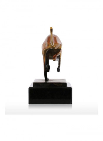 Decorative Leopard Modern Art Sculpture Brown 14.9x7.1x4.3inch