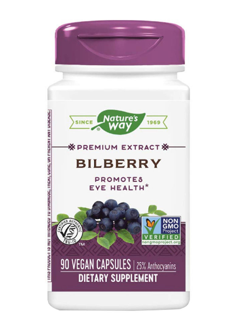 Pack Of 3 Bilberry Standardized Dietary Supplement - 270 Capsule
