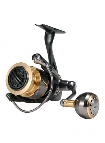 Metal Fishing Spinning Reel With Carrying Case 14x13x8cm