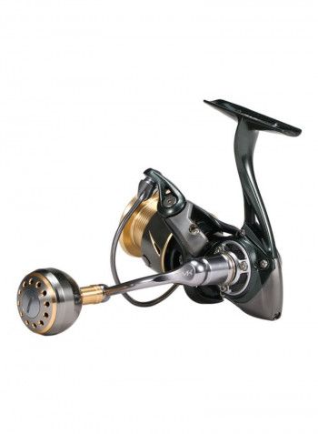 Metal Fishing Spinning Reel With Carrying Case 14x13x8cm