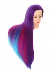 Lace Front Synthetic Long Straight Wig Table Clamp Stand Multicolour 26inch