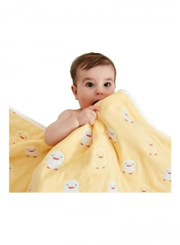 Jacquard Soft Swaddling Cartoon Print Insular Blanket Bath Towel
