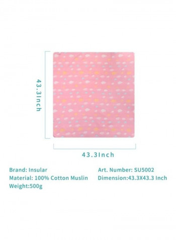 Jacquard Soft Swaddling Cartoon Print Insular Blanket Bath Towel