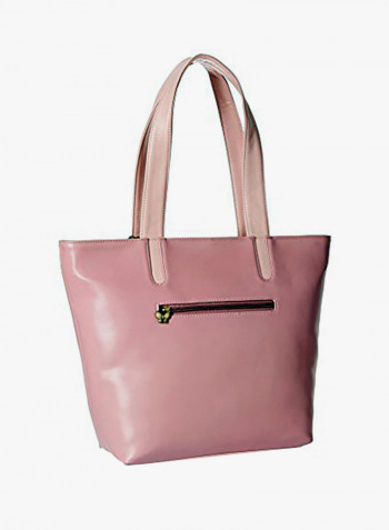 Polyester Blend Shoulder Bag Pink