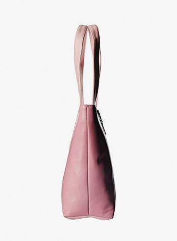 Polyester Blend Shoulder Bag Pink