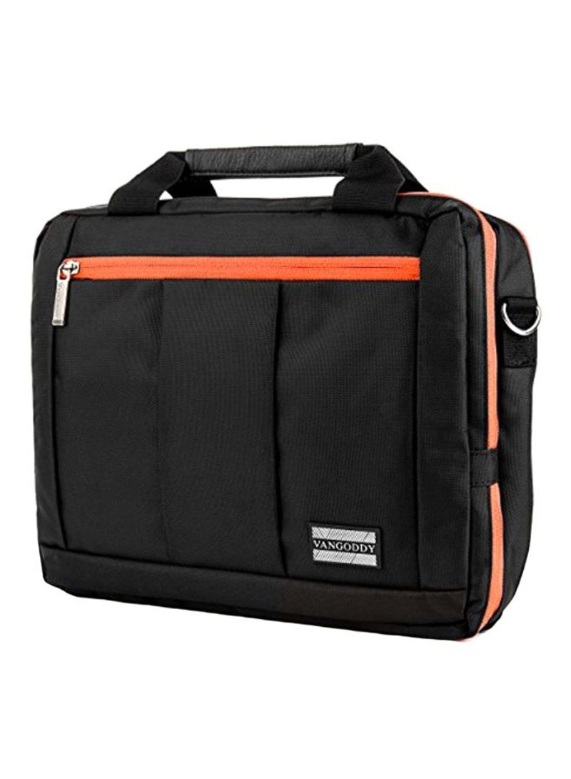 3-In-1 Hybrid Bag For Azend Group Corp Envizen 10.1-Inch Black/Orange