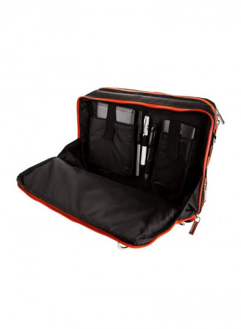 3-In-1 Hybrid Bag For Azend Group Corp Envizen 10.1-Inch Black/Orange