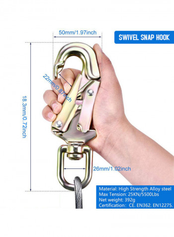 Triple Lock Climbing Rope 30x7x27سم