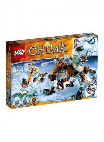 415-Piece Legends Of Chima Saber-Tooth Walker Building Set 70143