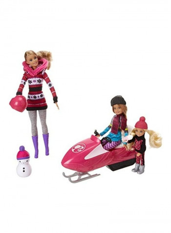 Sisters Snow Fun Doll Set, 4 x 16inch