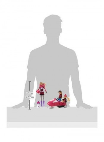 Sisters Snow Fun Doll Set, 4 x 16inch