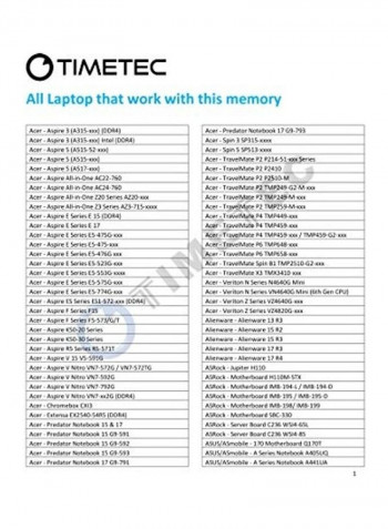 16 Gb Laptop Memory Module 16GB Multicolour
