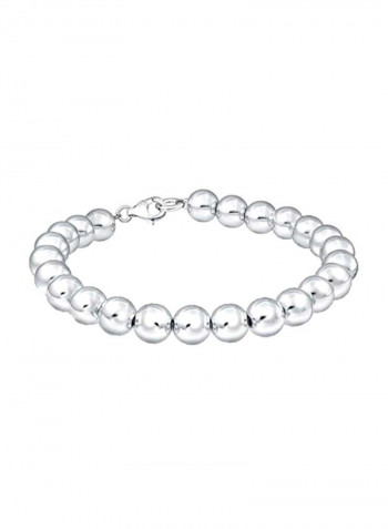 Round Stackable 925 Sterling Silver Bracelet