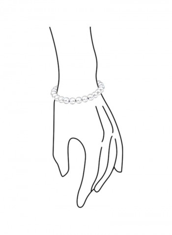 Round Stackable 925 Sterling Silver Bracelet