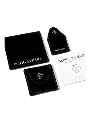 925 Sterling Silver Celtic Irish Love Knot Dangle Earrings