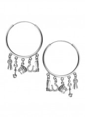 925 Sterling Hoop Earrings