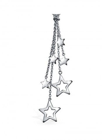925 Sterling Silver Lucky Stars Y-Necklace