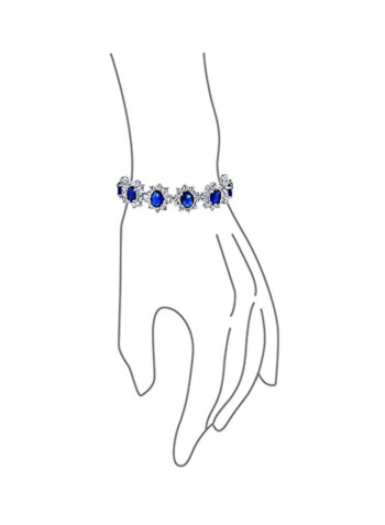 925 Sterling Silver Oval Tennis Bracelet