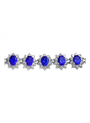 925 Sterling Silver Oval Tennis Bracelet