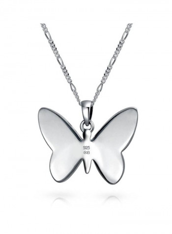 925 Sterling Silver Butterfly Pendant Necklace